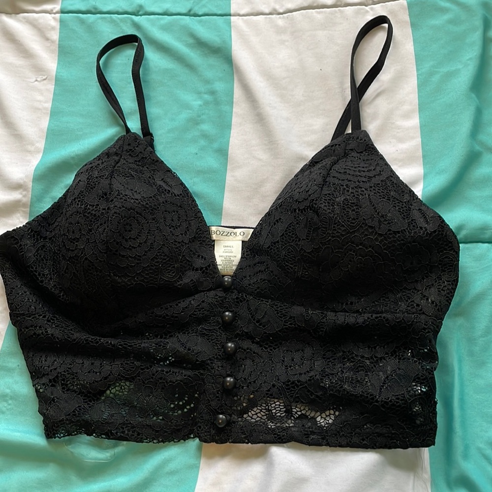 Really cute lace crop top